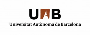 Logo UAB negro y marrón